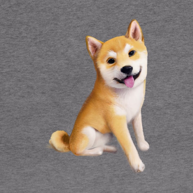 Cute Shiba Inu Drawing by Play Zoo